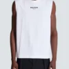 Balmain Paris embroidered vest top Balmain Paris embroidered vest top