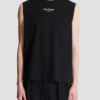 Balmain Paris embroidered vest top Balmain Paris embroidered vest top
