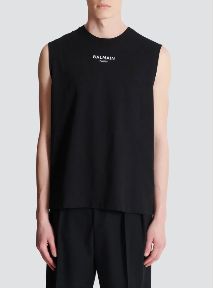 Balmain Paris embroidered vest top Balmain Paris embroidered vest top