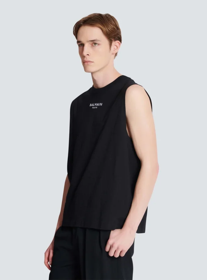 Balmain Paris embroidered vest top Balmain Paris embroidered vest top