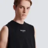 Balmain Paris embroidered vest top Balmain Paris embroidered vest top