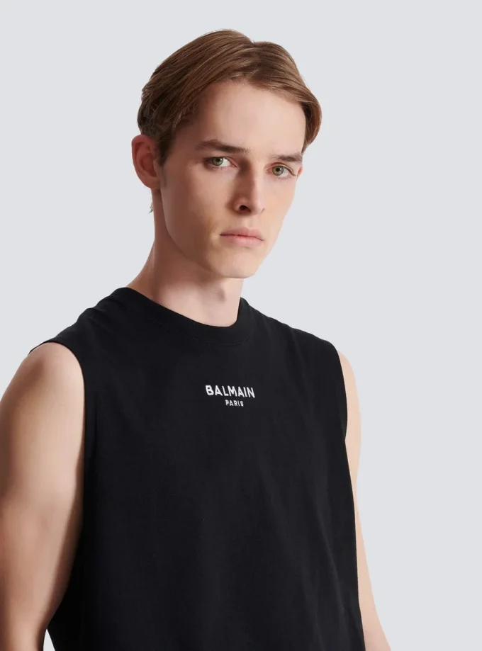 Balmain Paris embroidered vest top Balmain Paris embroidered vest top