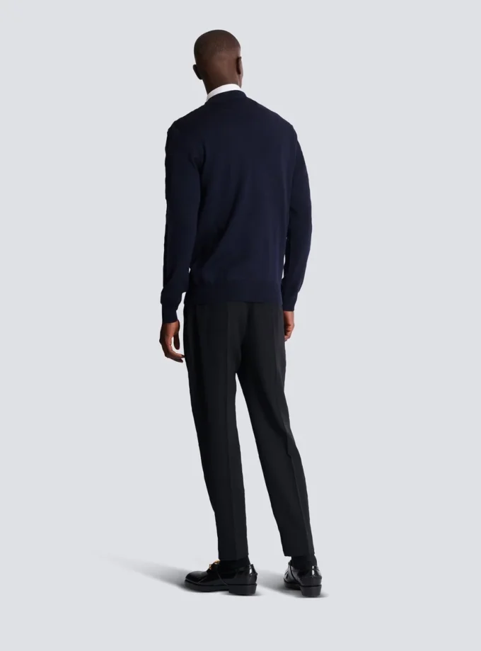 Balmain Stamp merino wool jumper Balmain Stamp merino wool jumper