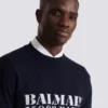 Balmain Stamp merino wool jumper Balmain Stamp merino wool jumper