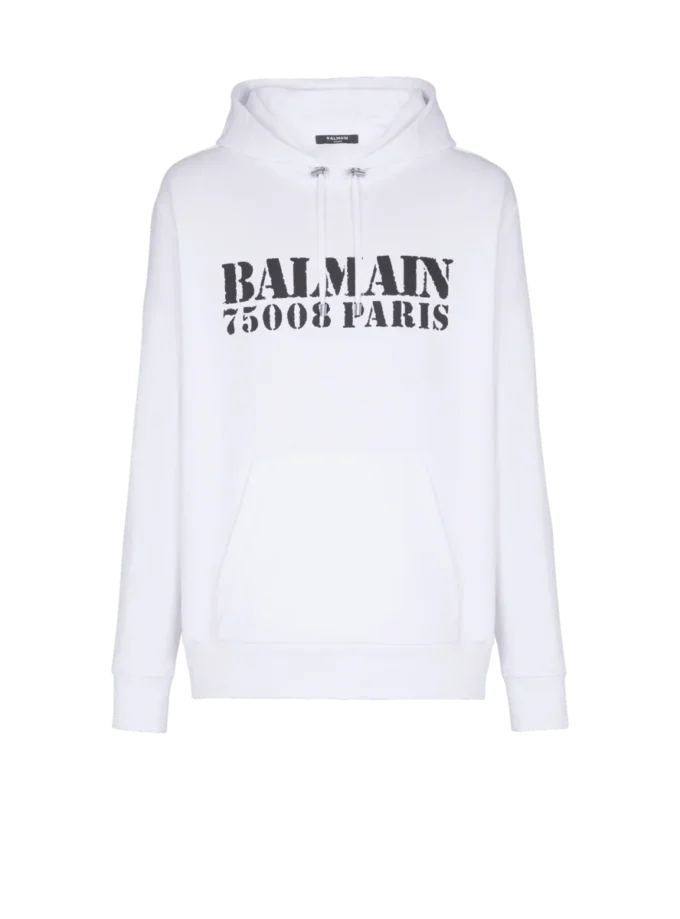 Balmain Stamp printed hoodie Balmain Stamp printed hoodie