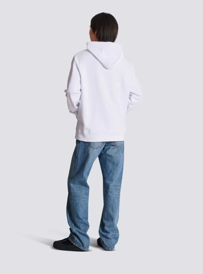 Balmain Stamp printed hoodie Balmain Stamp printed hoodie