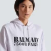 Balmain Stamp printed hoodie Balmain Stamp printed hoodie