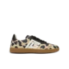 Balmain Swan leopard print suede leather trainers Balmain Swan leopard print suede leather trainers
