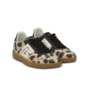 Balmain Swan leopard print suede leather trainers Balmain Swan leopard print suede leather trainers