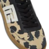 Balmain Swan leopard print suede leather trainers Balmain Swan leopard print suede leather trainers