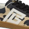 Balmain Swan leopard print suede leather trainers Balmain Swan leopard print suede leather trainers