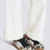 Balmain Swan leopard print suede leather trainers Balmain Swan leopard print suede leather trainers