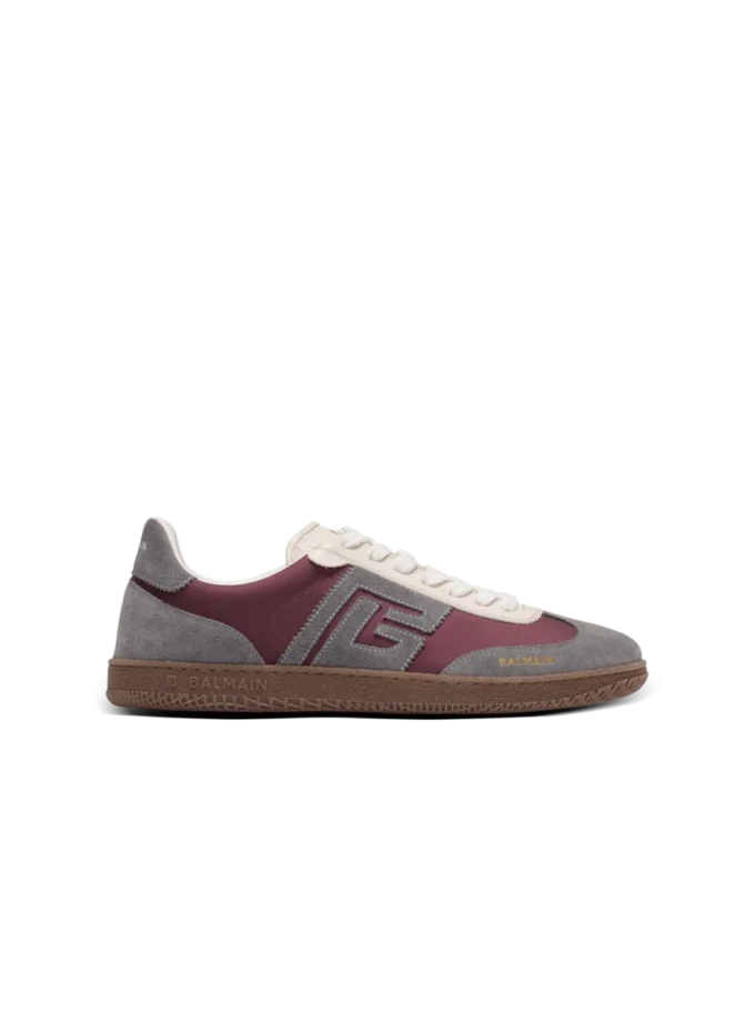 Balmain Swan suede and nylon trainers Balmain Swan suede and nylon trainers