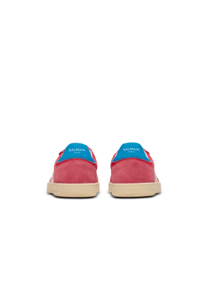 Balmain Swan suede and nylon trainers Balmain Swan suede and nylon trainers