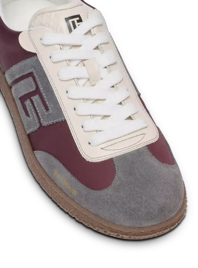 Balmain Swan suede and nylon trainers Balmain Swan suede and nylon trainers