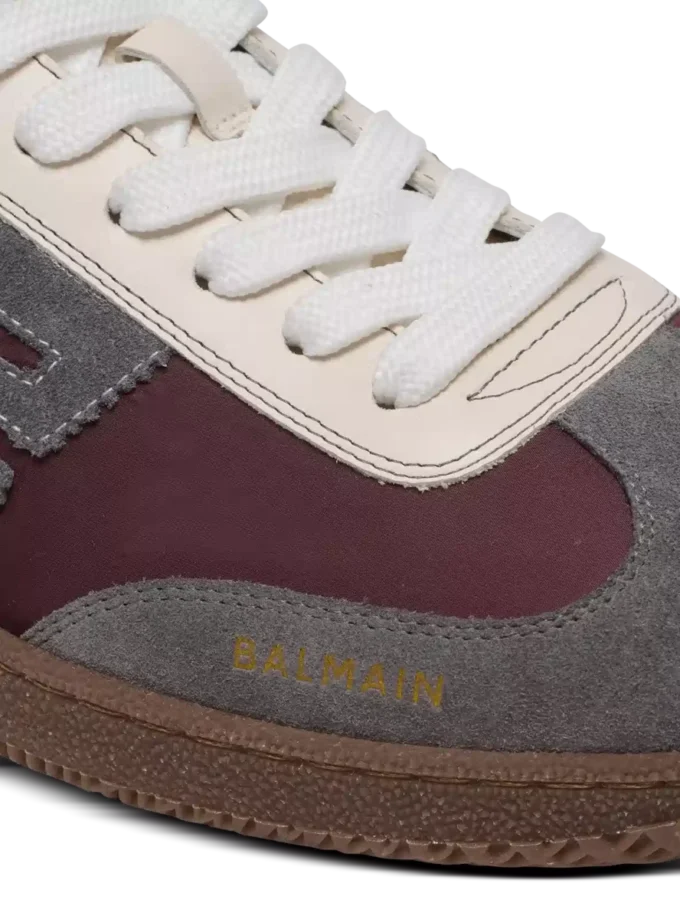 Balmain Swan suede and nylon trainers Balmain Swan suede and nylon trainers
