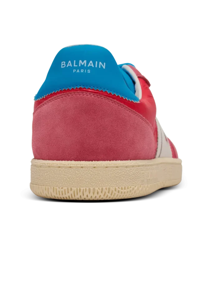 Balmain Swan suede and nylon trainers Balmain Swan suede and nylon trainers