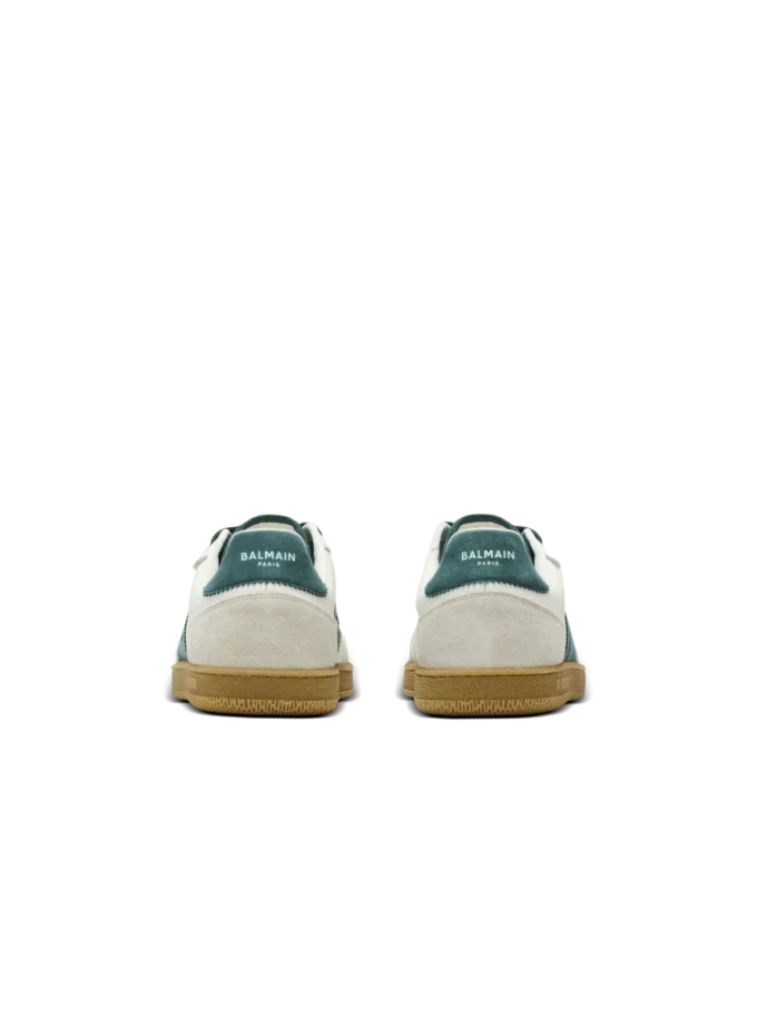 Balmain Swan suede and smooth leather trainers Balmain Swan suede and smooth leather trainers