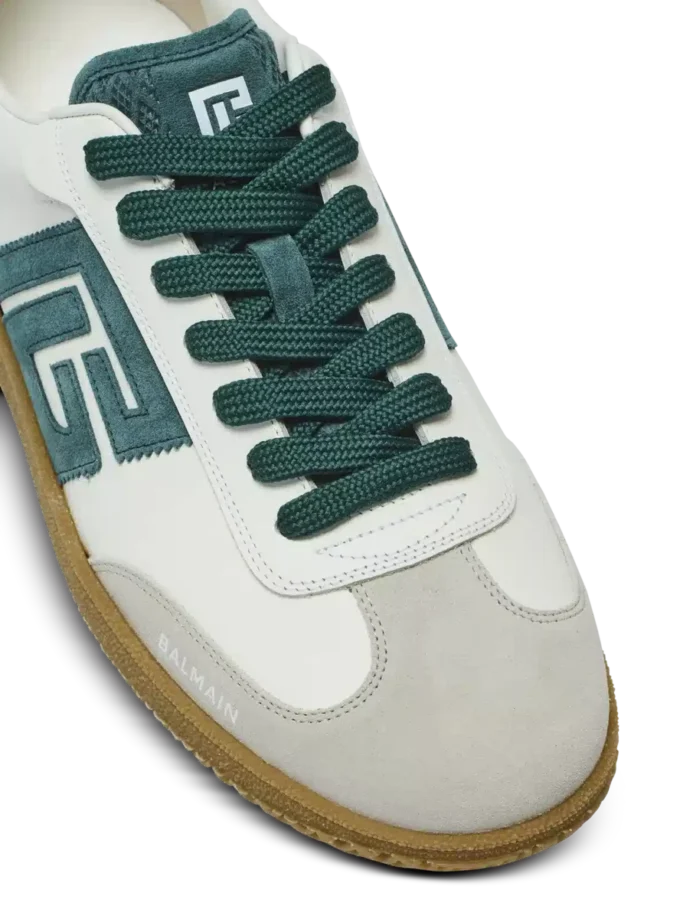 Balmain Swan suede and smooth leather trainers Balmain Swan suede and smooth leather trainers