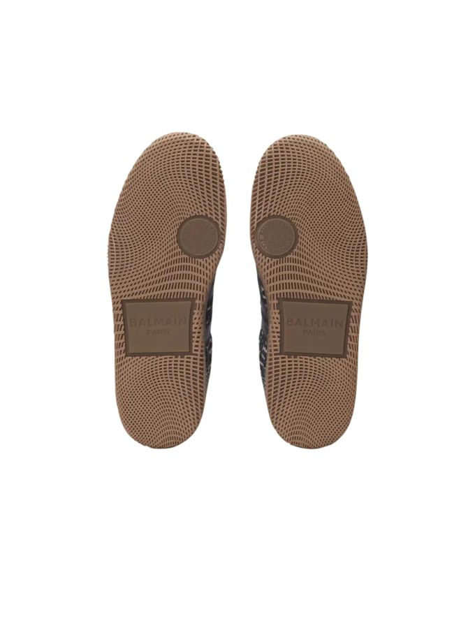 Balmain Swan trainers in PB Labyrinth jacquard Balmain Swan trainers in PB Labyrinth jacquard