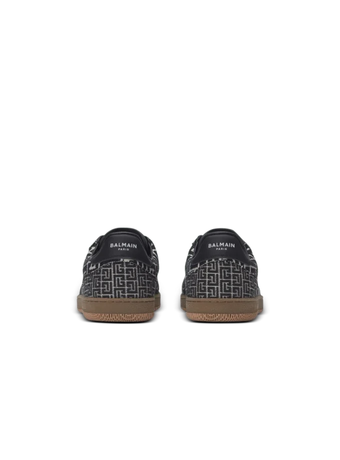 Balmain Swan trainers in PB Labyrinth jacquard Balmain Swan trainers in PB Labyrinth jacquard