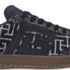 Balmain Swan trainers in PB Labyrinth jacquard Balmain Swan trainers in PB Labyrinth jacquard