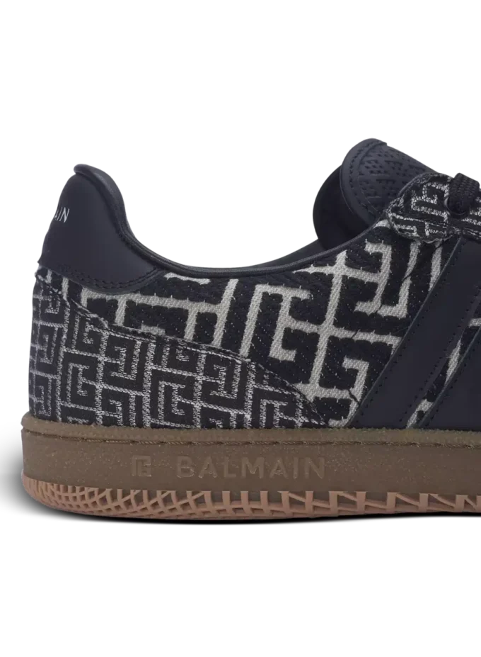 Balmain Swan trainers in PB Labyrinth jacquard Balmain Swan trainers in PB Labyrinth jacquard