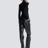 Baroque pattern long-sleeved top