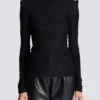 Baroque pattern long-sleeved top