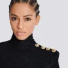 Baroque pattern long-sleeved top