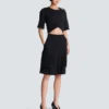 Bermuda shorts in grain de poudre wool Bermuda shorts in grain de poudre wool