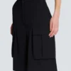 Bermuda shorts in grain de poudre wool Bermuda shorts in grain de poudre wool