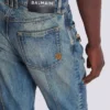 Biker jeans in vintage denim Biker jeans in vintage denim