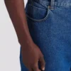 Blue denim wide-leg jeans Blue denim wide-leg jeans