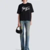Boxy T-shirt with Balmain Paris Brush print Boxy T-shirt with Balmain Paris Brush print