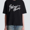 Boxy T-shirt with Balmain Paris Brush print Boxy T-shirt with Balmain Paris Brush print