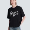 Boxy T-shirt with Balmain Paris Brush print Boxy T-shirt with Balmain Paris Brush print