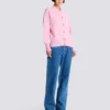 Buttoned eco-cashmere cardigan Buttoned eco-cashmere cardigan