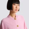 Buttoned eco-cashmere cardigan Buttoned eco-cashmere cardigan