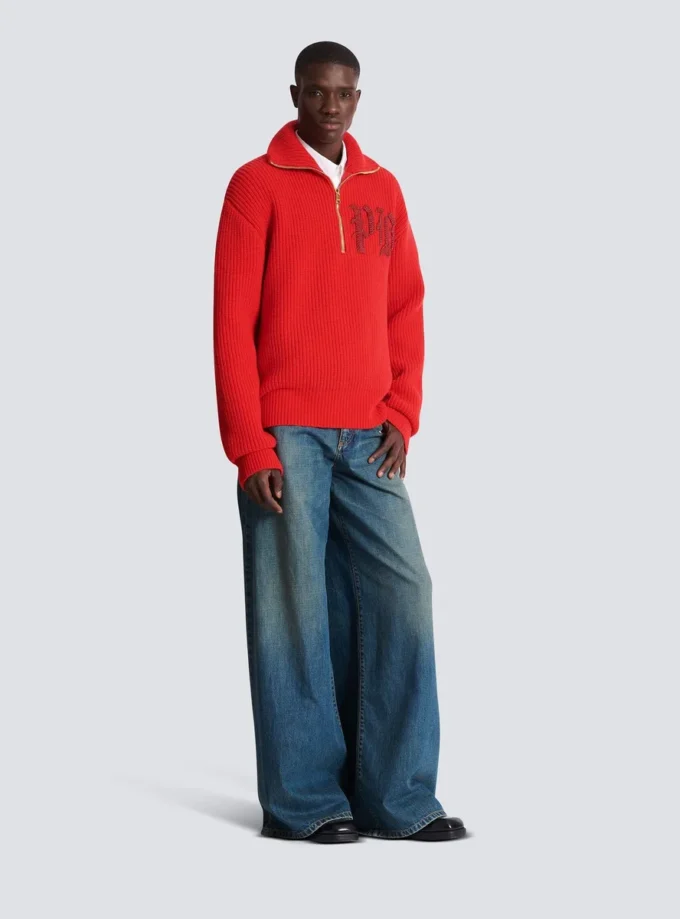 Cable knit jumper