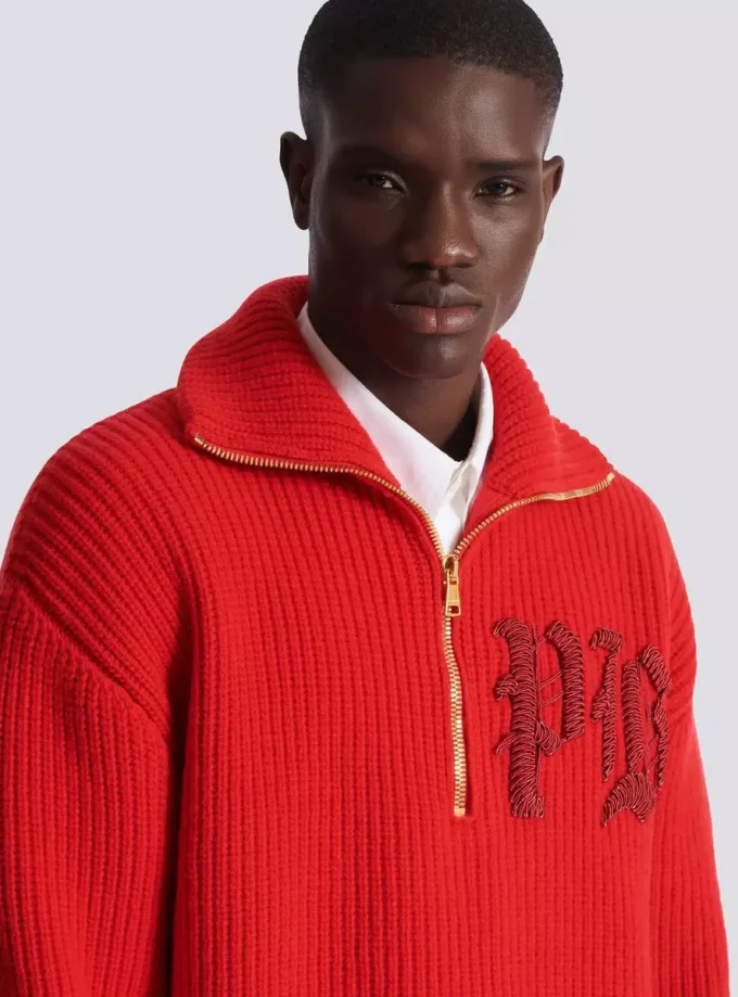 Cable knit jumper