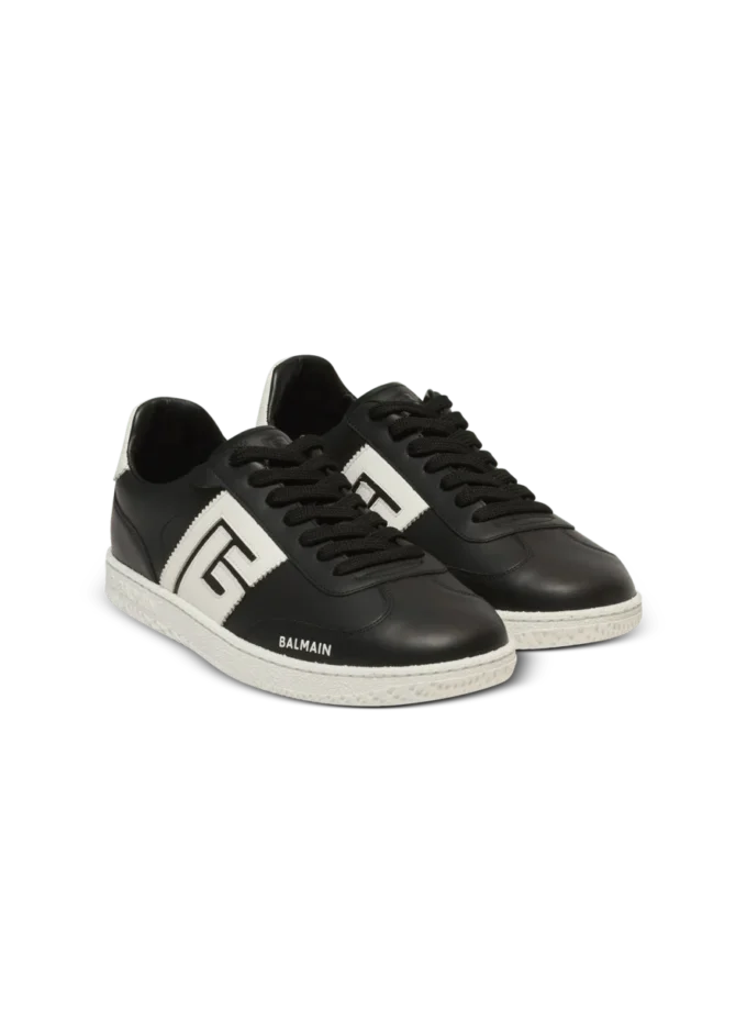 Calfskin Balmain Swan trainers Calfskin Balmain Swan trainers