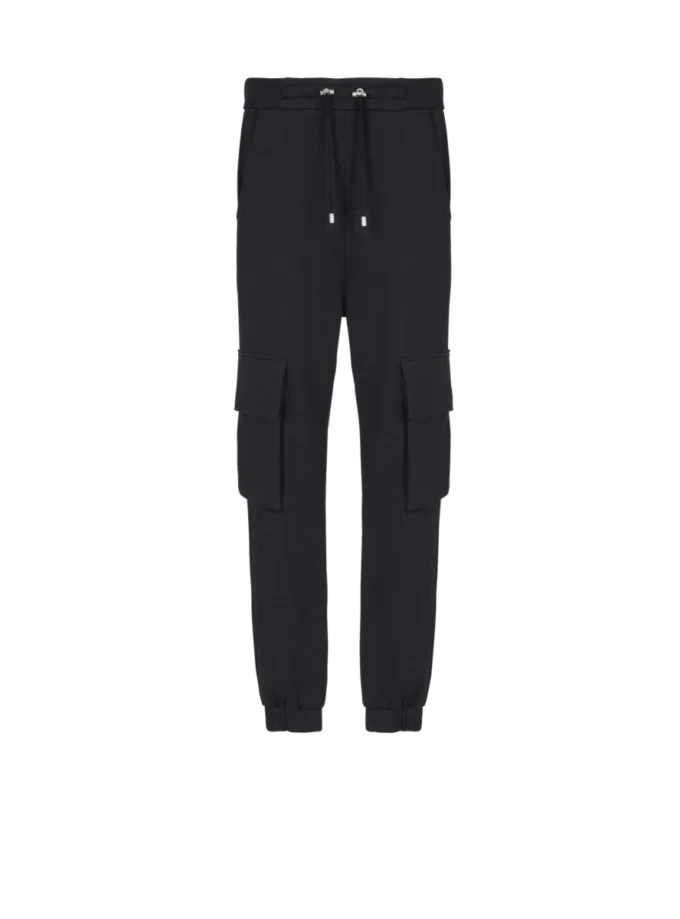 Cargo joggers with Balmain Paris print Cargo joggers with Balmain Paris print