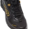 Cosmic Dust glazed leather trainers Cosmic Dust glazed leather trainers