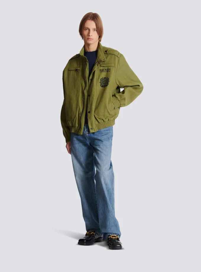 Cotton aviator-style jacket Cotton aviator-style jacket