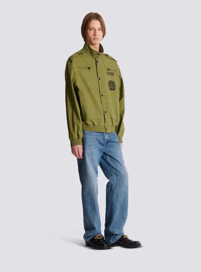 Cotton aviator-style jacket Cotton aviator-style jacket