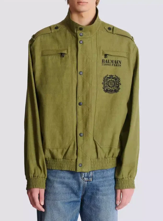 Cotton aviator-style jacket Cotton aviator-style jacket
