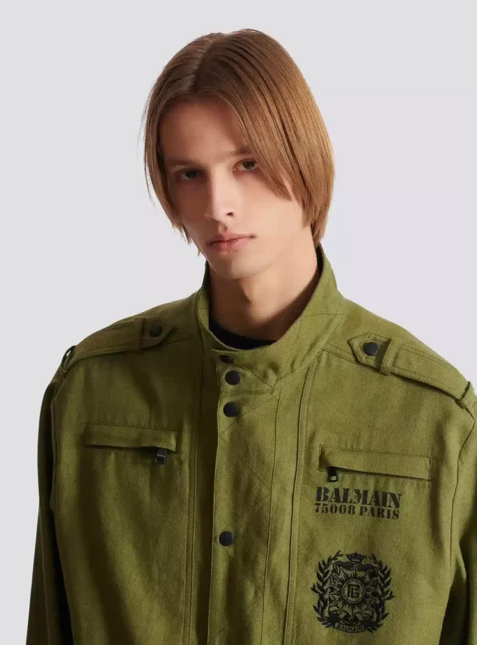 Cotton aviator-style jacket Cotton aviator-style jacket