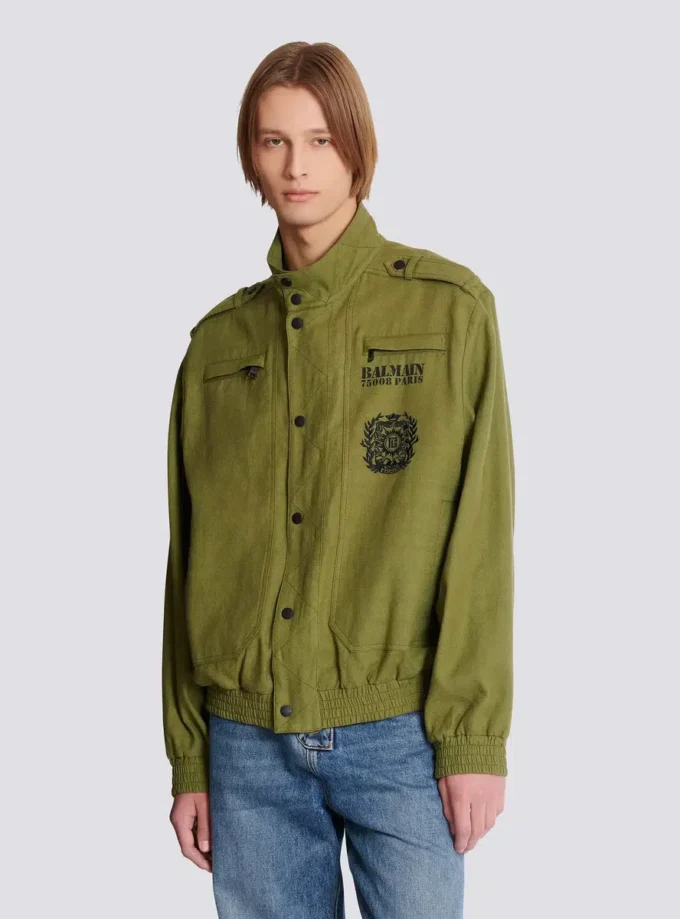 Cotton aviator-style jacket Cotton aviator-style jacket