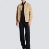 Cotton canvas bomber jacket Cotton canvas bomber jacket